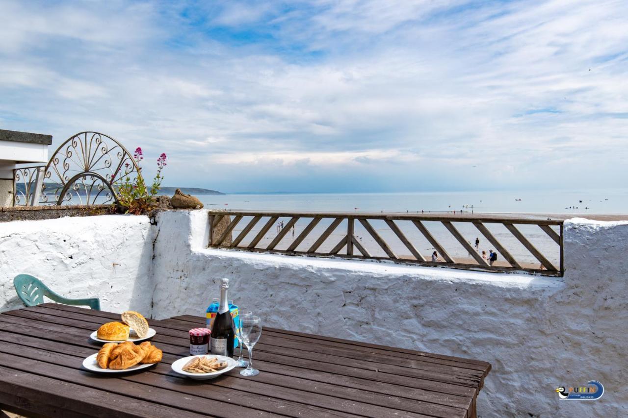 Kilmore - Beach Front House, Direct Beach Access, Spectacular Sea Views Saundersfoot Buitenkant foto