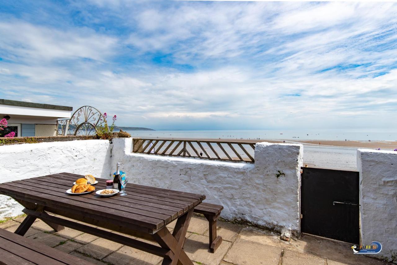 Kilmore - Beach Front House, Direct Beach Access, Spectacular Sea Views Saundersfoot Buitenkant foto