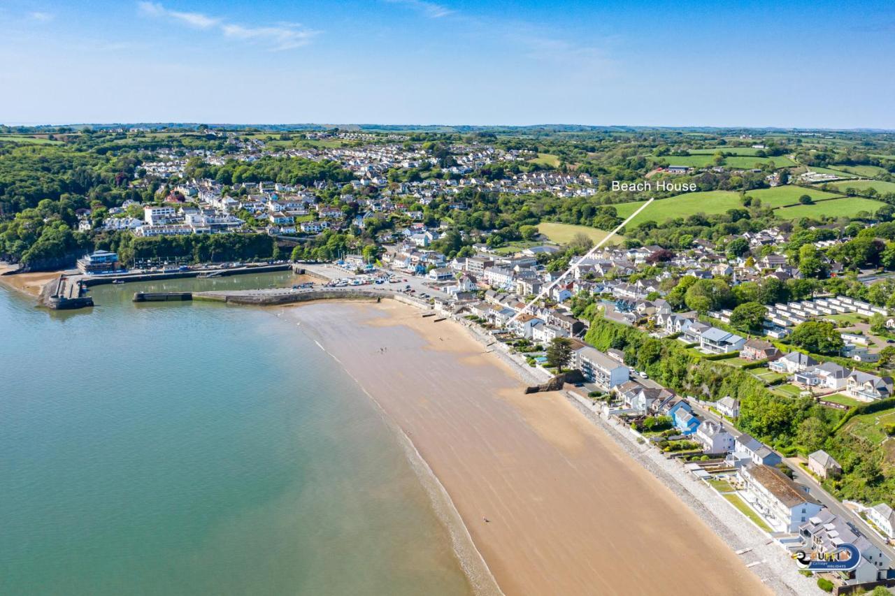 Kilmore - Beach Front House, Direct Beach Access, Spectacular Sea Views Saundersfoot Buitenkant foto